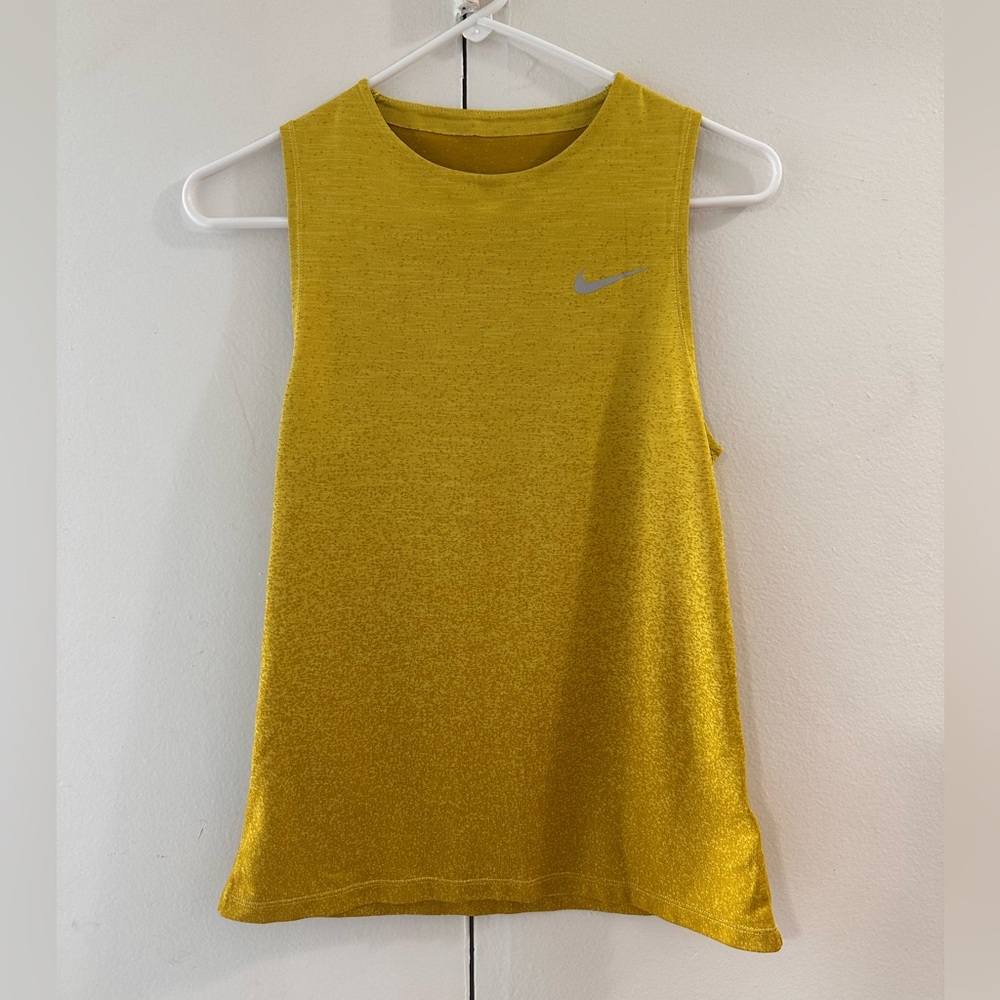 Nike Dri-Fit Women's Yellow Tank Top